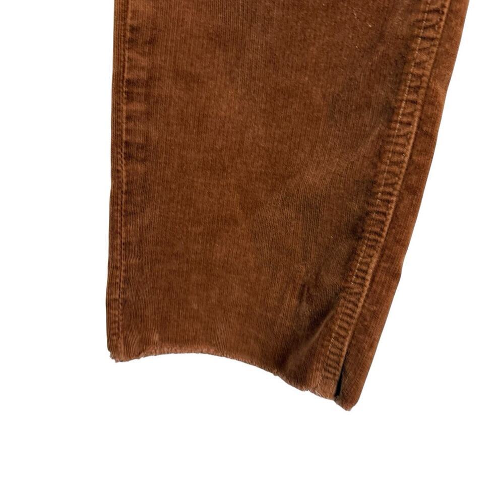 Mother Pants Womens 28 Brown Dazzler Ankle Fray Mid Rise Corduroy Straight Leg - Picture 8 of 16